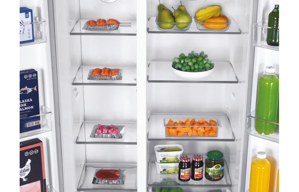 Hoover HHSBSO6174XK1 F/S No Frost American Fridge Freezer - Stainless Steel