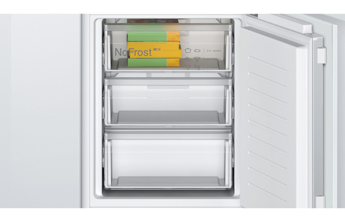 Bosch Series 4 KIN86VFE0G B/I NoFrost 60/40 Fridge Freezer (Fixed Hinge)