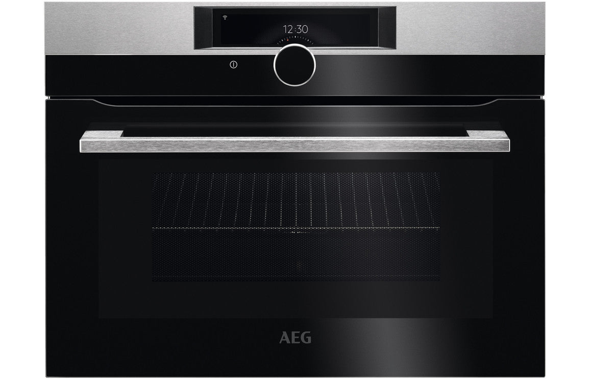 AEG KMK968000M B/I Compact Combi Microwave - Stainless Steel