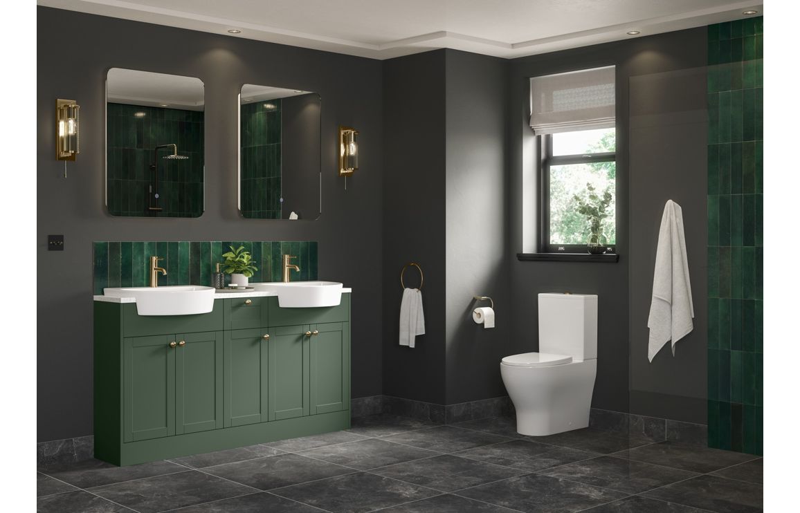 Adour 555x435mm 1TH Semi Recessed Basin