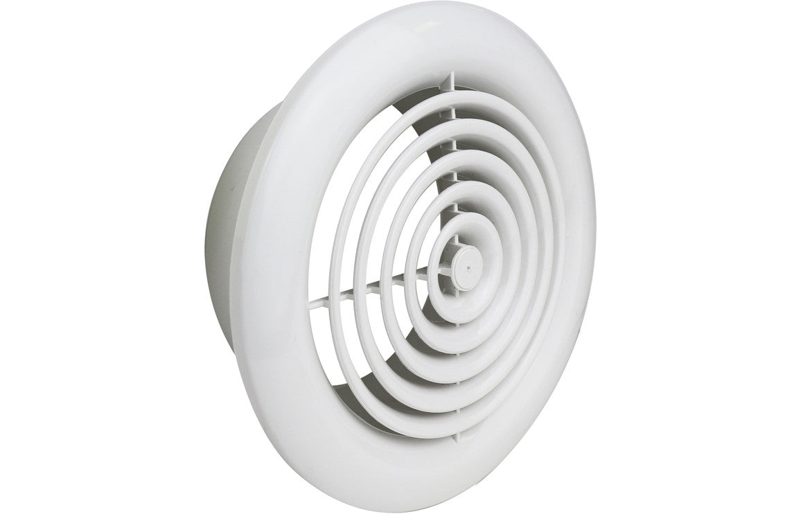 Manrose 150mm Internal Circular Grille - White