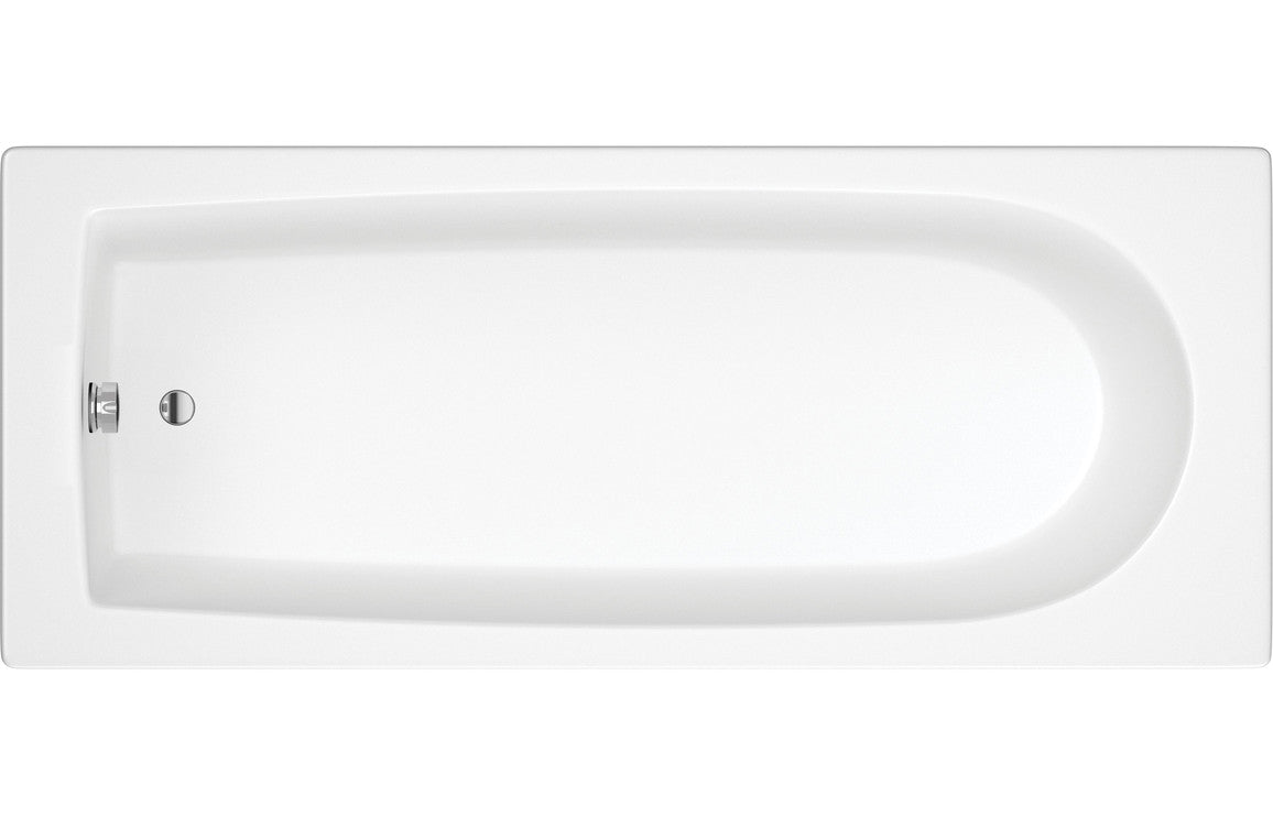 Timor Round Single End 1700x800x550mm 0TH Bath w/Legs