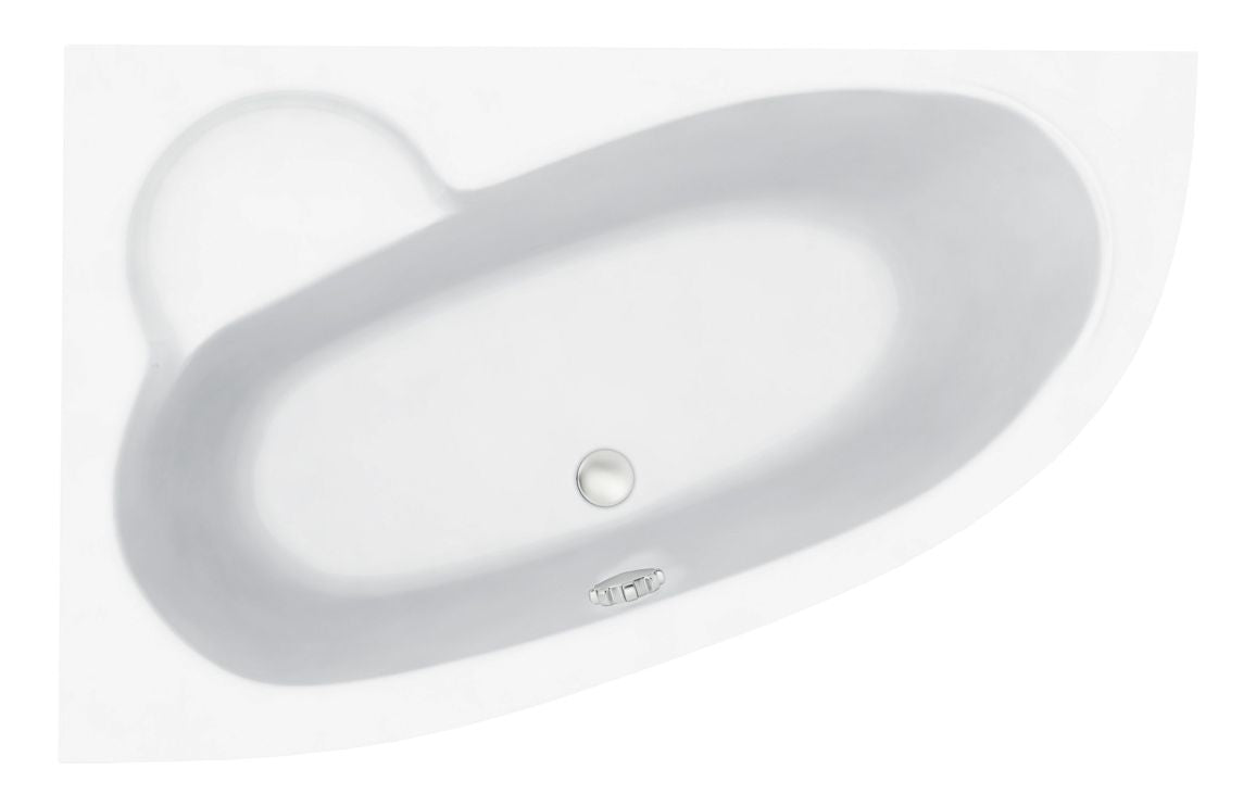 Sagami 1500x950x600mm 0 Tap Holes Offset Corner Bath withLegs (Left Hand)