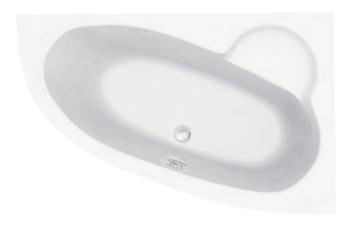 Sagami 1500x950x600mm 0 Tap Holes Offset Corner Bath withLegs (Right Hand)