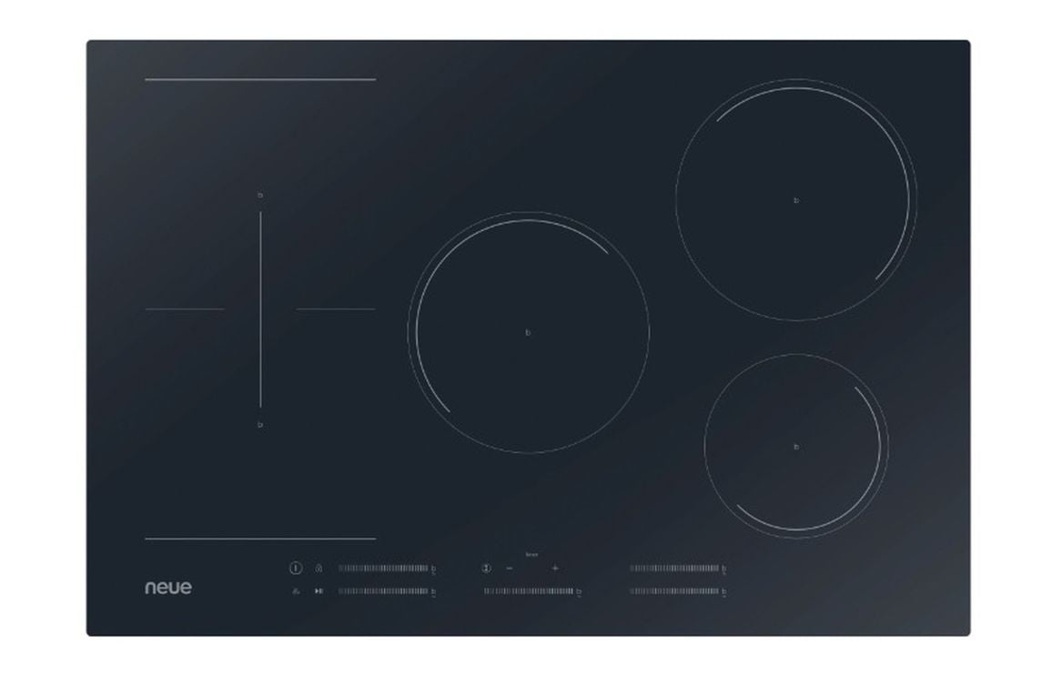 Neue by Candy NIES55MCTT 80cm Induction Hob - Black Glass