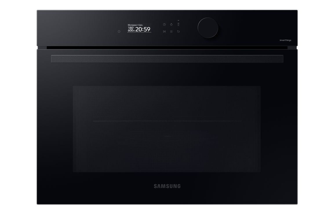 Samsung Oven Compact &amp; Warming Drawer Pack 2 - Black Glass (NV7B5775XAK/U4 NQ5B5763DBK/U4 &amp; NL20T8100WK/UR)