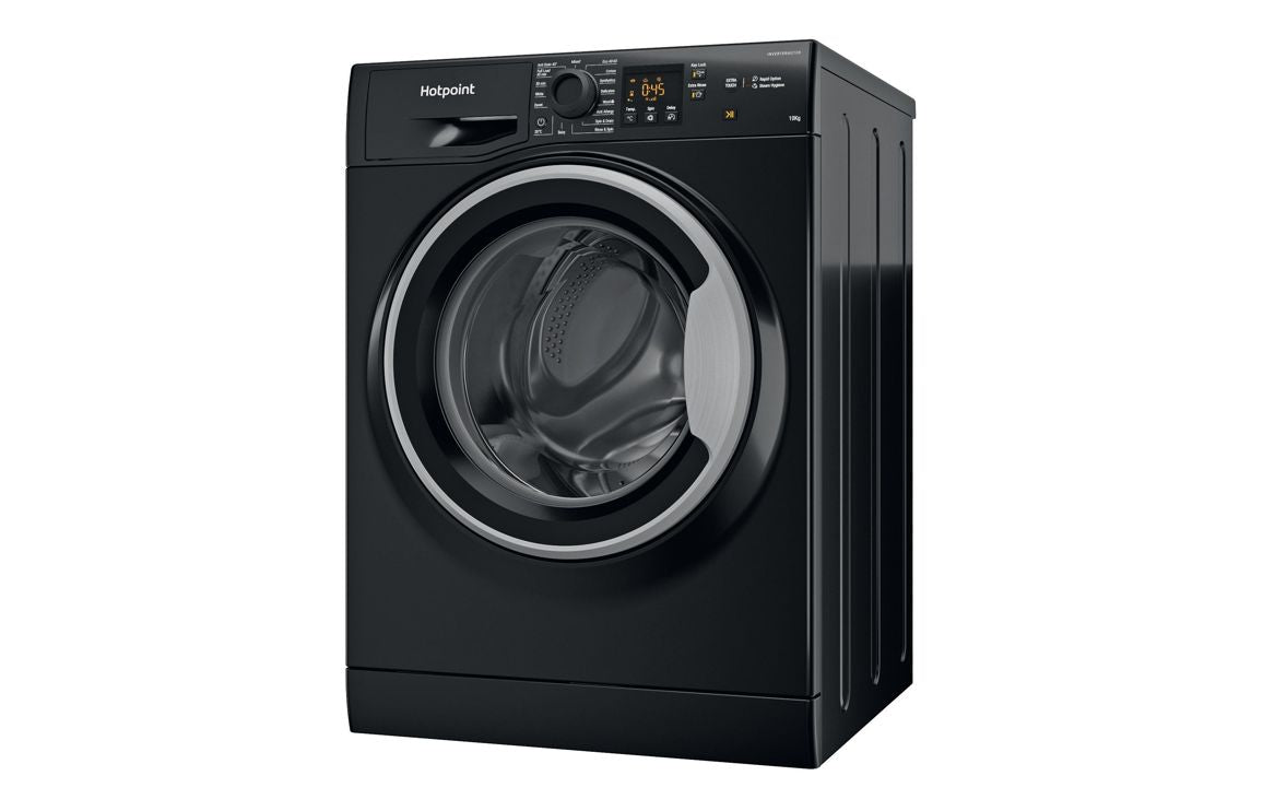 Hotpoint NSWM 1046 BS UK F/S 10kg 1400rpm Washing Machine - Black