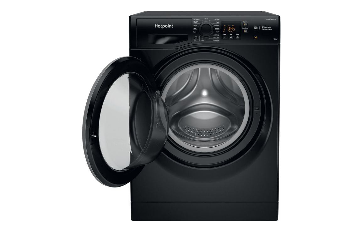 Hotpoint NSWM 1046 BS UK F/S 10kg 1400rpm Washing Machine - Black