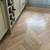 wooden flooring in kitchen