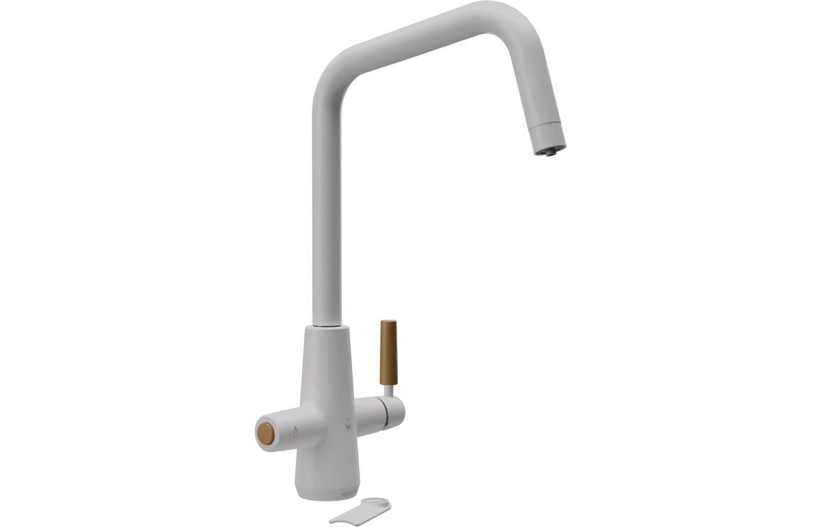 Abode Scandi-E 4 IN 1 Monobloc Tap - Matt White