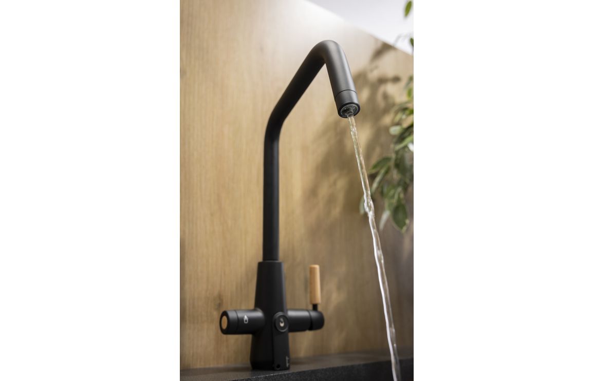 Abode Scandi-E 4 IN 1 Monobloc Tap - Matt Black