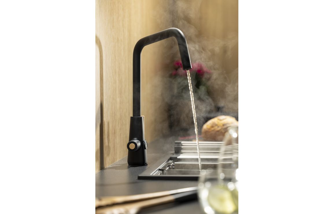 Abode Scandi-E 4 IN 1 Monobloc Tap - Matt Black