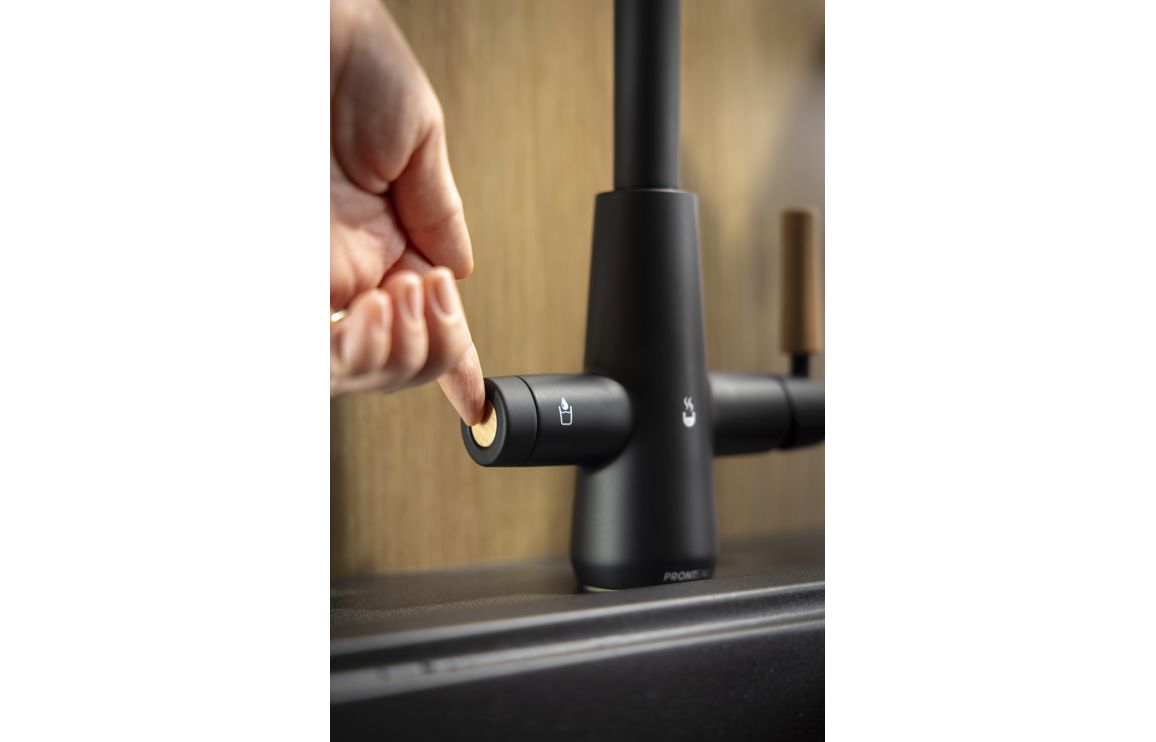 Abode Scandi-E 4 IN 1 Monobloc Tap - Matt Black