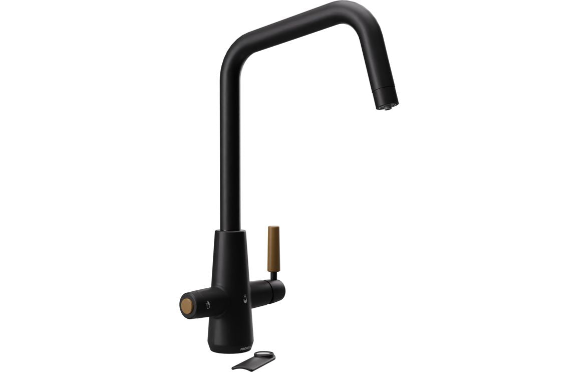 Abode Scandi-E 4 IN 1 Monobloc Tap - Matt Black