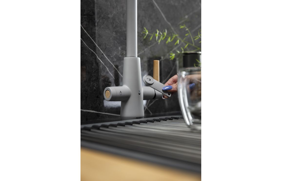 Abode Scandi-E 4 IN 1 Monobloc Tap - Scandi Grey