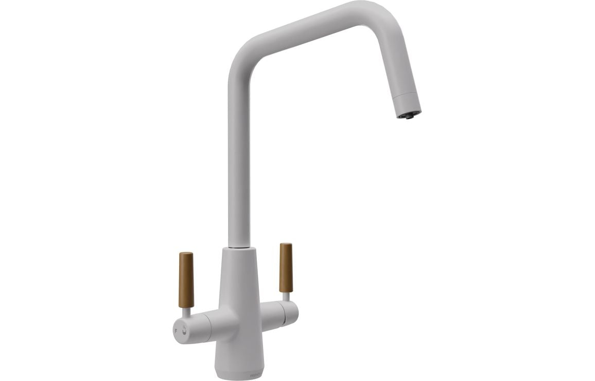 Abode Scandi-X 4 IN 1 Monobloc Tap - Matt White