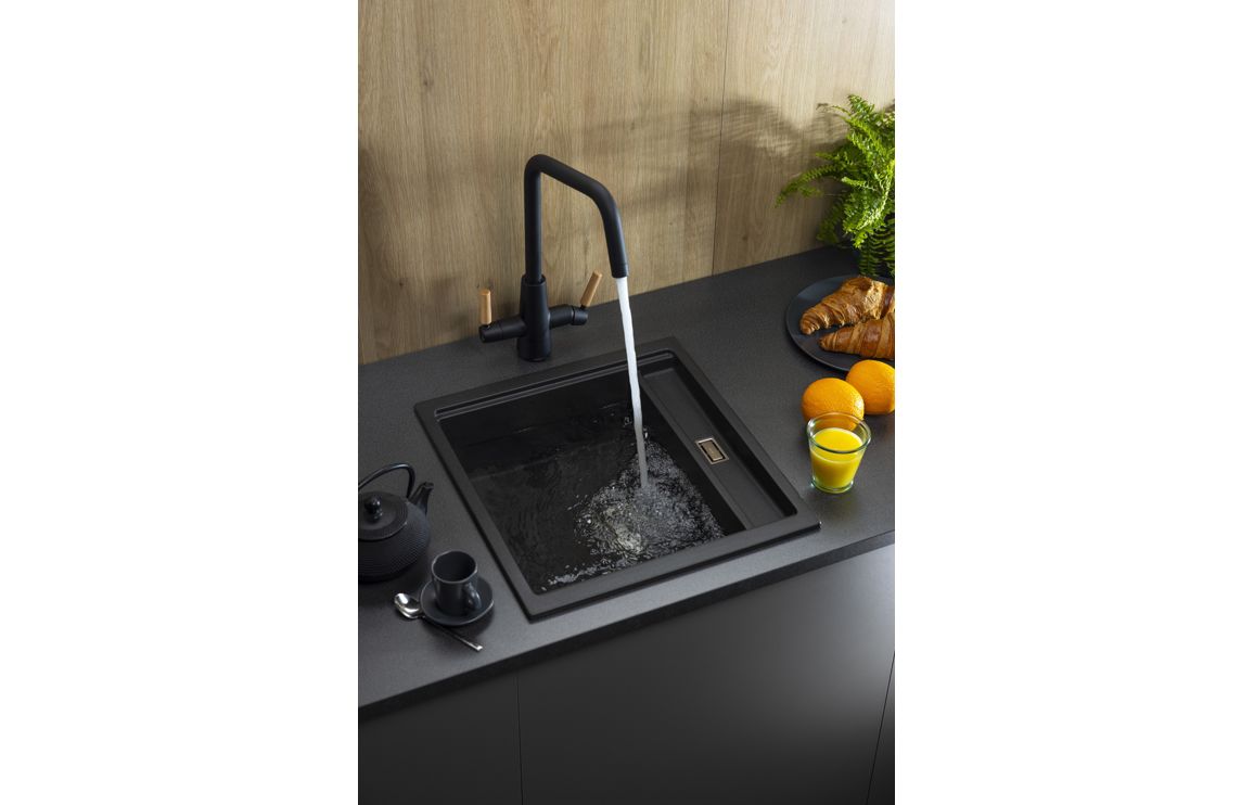 Abode Scandi-X 4 IN 1 Monobloc Tap - Matt Black