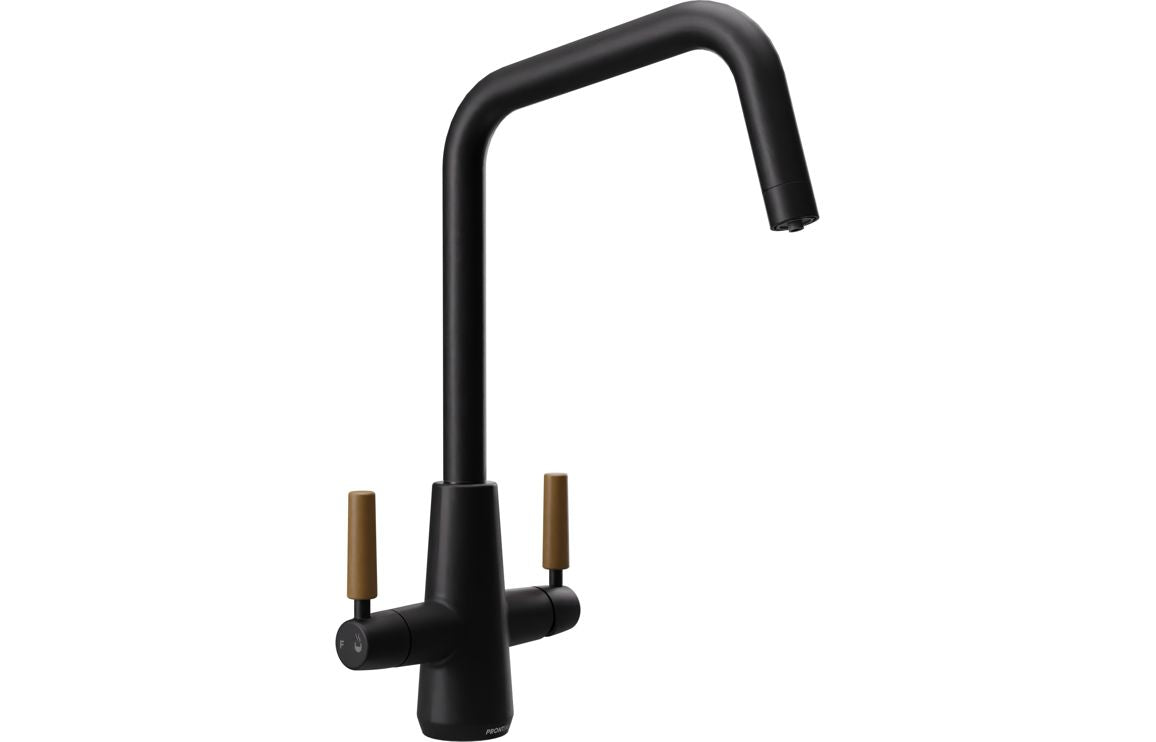 Abode Scandi-X 4 IN 1 Monobloc Tap - Matt Black