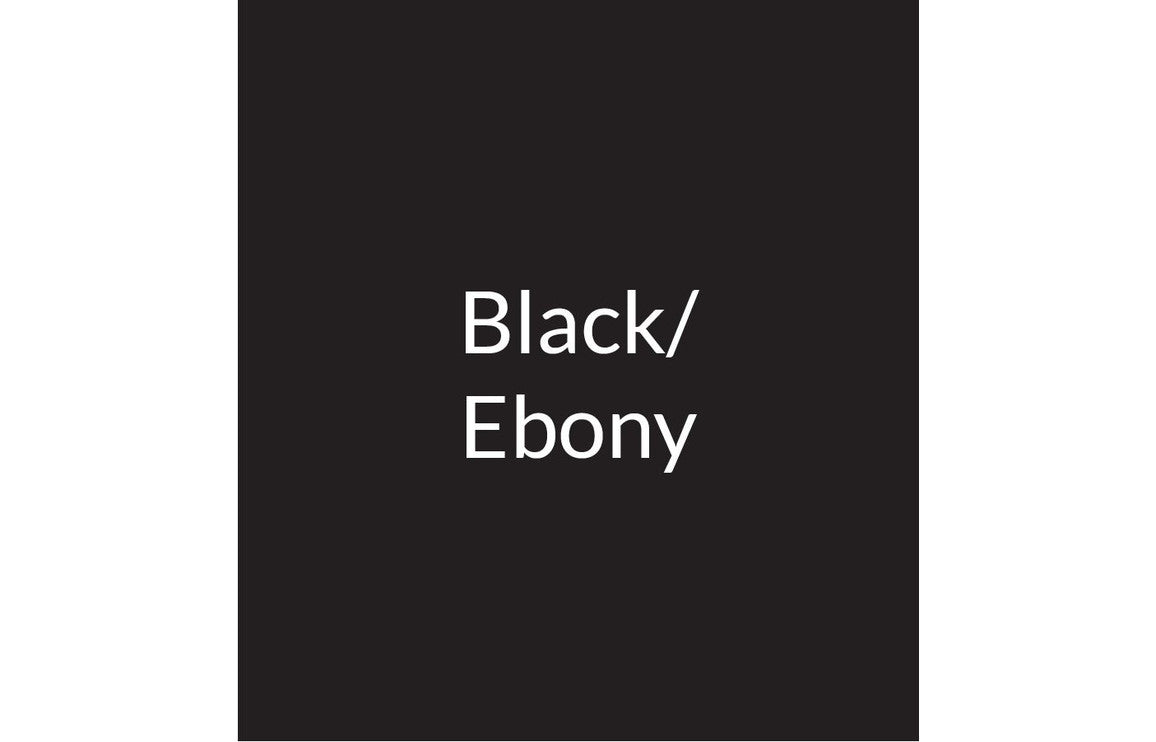 Prima LES001 60cm Straight Glass Splashback - Ebony Black