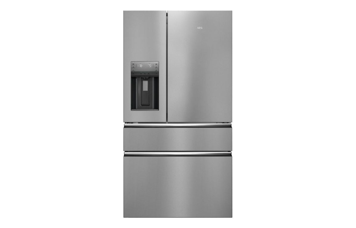 AEG RMB954E9VX F/S TwinTech No Frost American Fridge Freezer - Stainless Steel