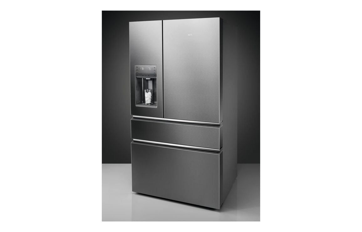 AEG RMB954E9VX F/S TwinTech No Frost American Fridge Freezer - Stainless Steel