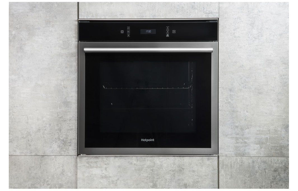 Hotpoint SI6 874 SH IX Single Electric Oven - Black &amp; Stainless Steel