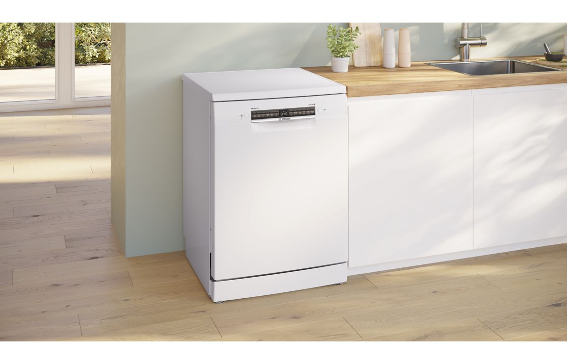 Bosch Series 6 SMS6ZCW10G F/S 14 Place Dishwasher - White