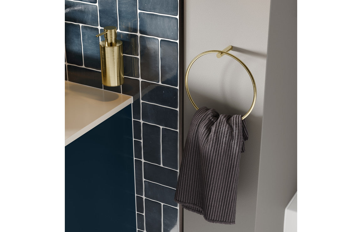 Alisha 815mm Wall Hung 2 Drawer Basin Unit &amp; Basin - Matt Deep Blue