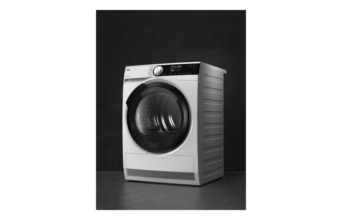 AEG TR838P4B F/S 8kg Heat Pump Condenser Dryer - White