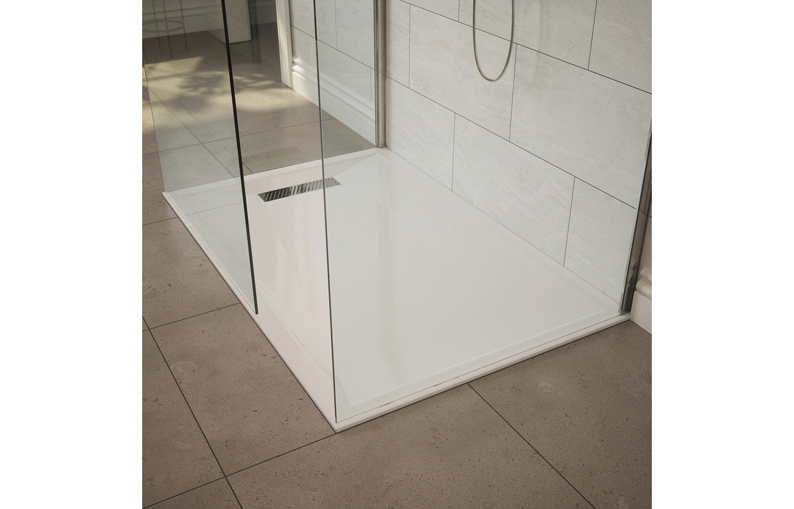 25mm Linear 1700x700mm Slim Rectangular Tray &amp; Waste