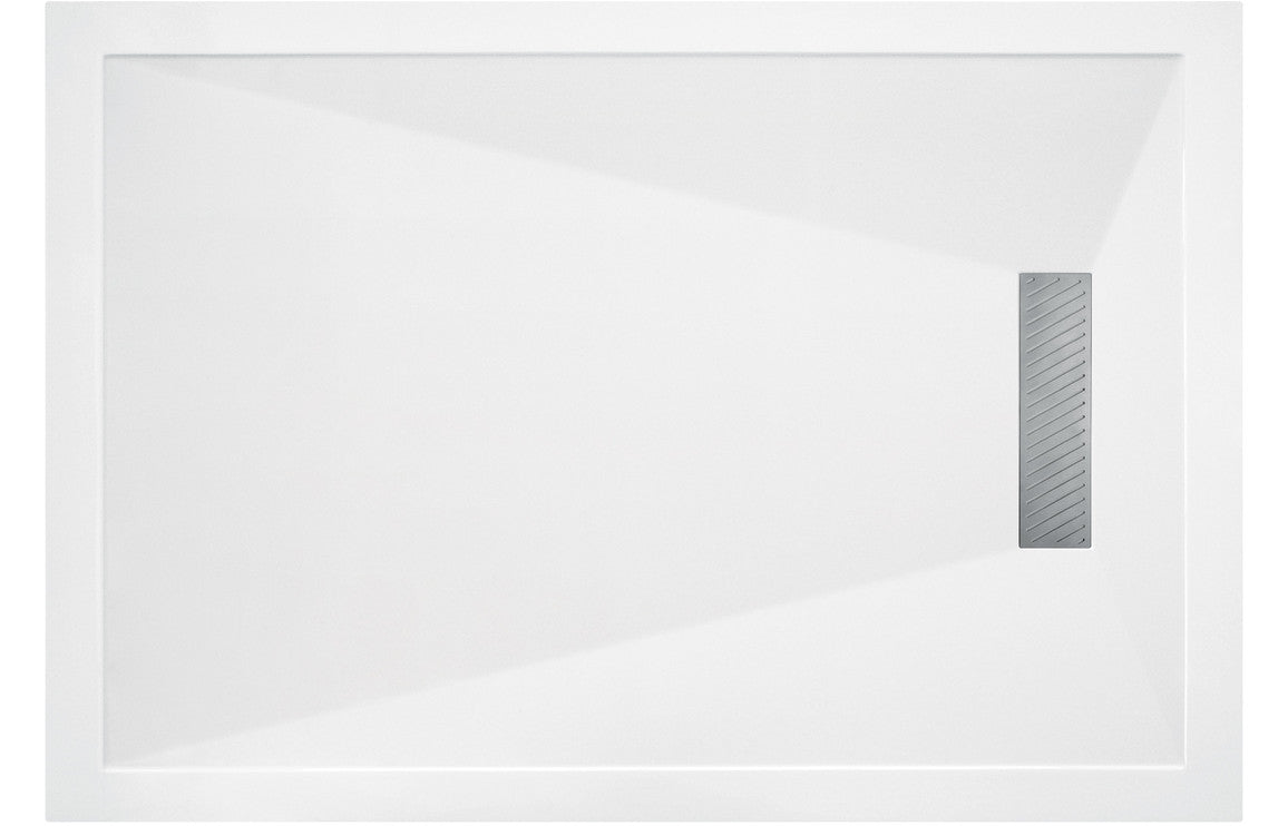 25mm Linear 1700x700mm Slim Rectangular Tray &amp; Waste