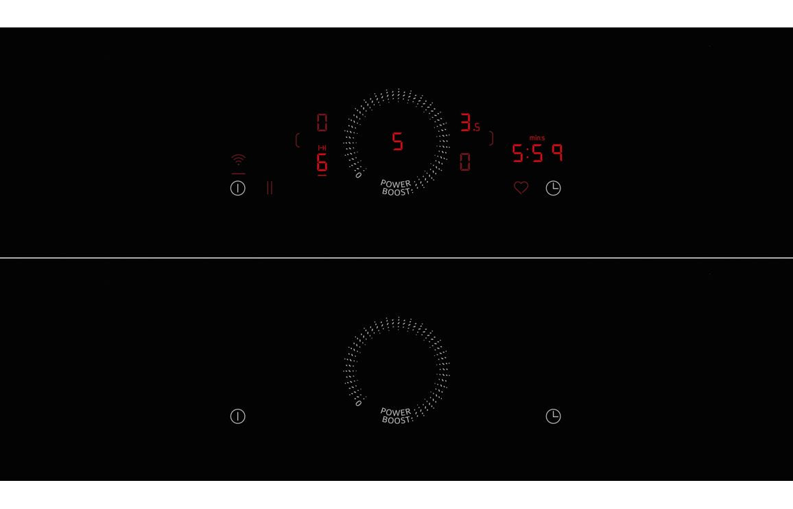 Neff N70 V58PHQ4C0 80cm Venting Combi Induction Hob (Flush Fit) - Black Glass