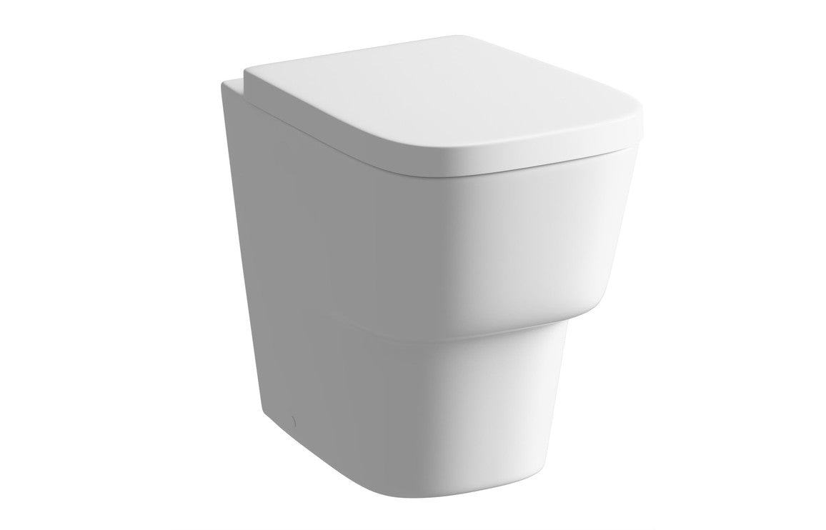 Wadi Square Soft Close Toilet Seat - White