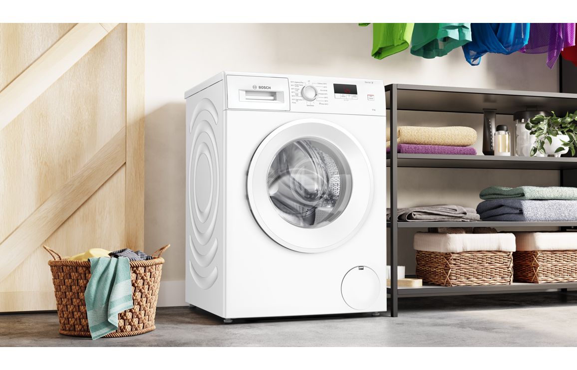 Bosch Series 2 WGE03408GB F/S 8kg 1400rpm Washing Machine - White