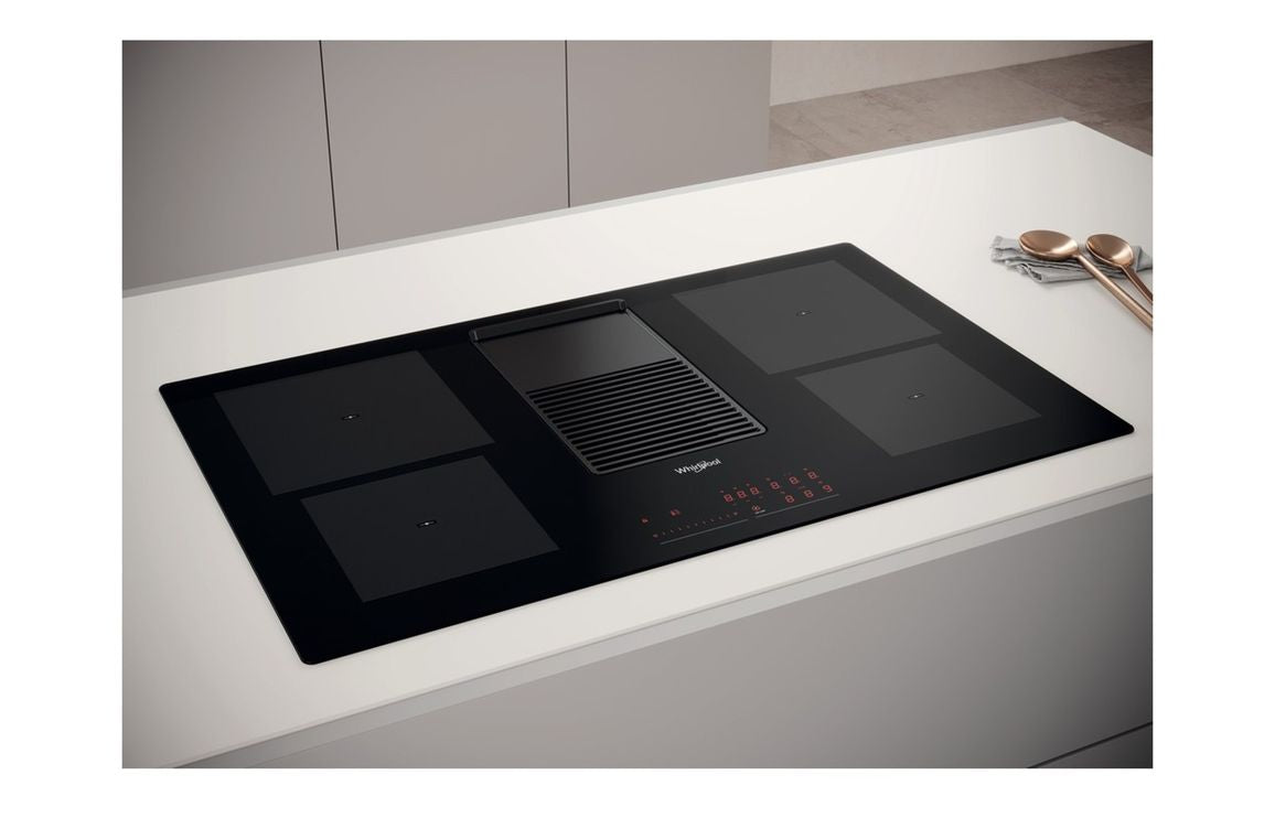 Whirlpool WVH 92 K F KIT/1 83cm Venting Induction Hob - Black Glass