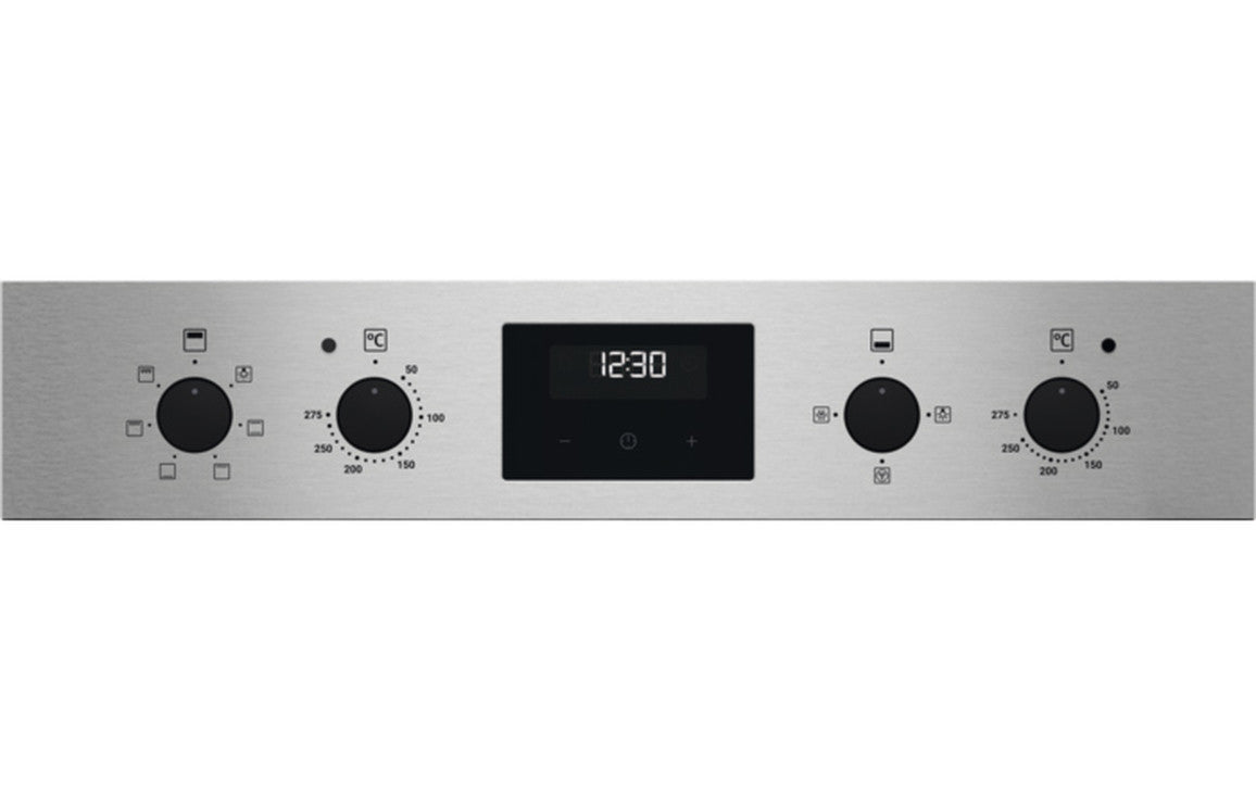 Zanussi ZKHNL3X1 Double Electric Oven - Stainless Steel