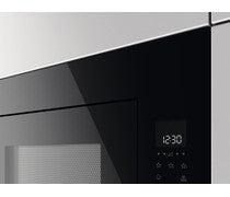 Zanussi ZMBN4SX B/I Microwave - Black Glass &amp; Stainless Steel