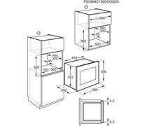 Zanussi ZMSN5SX B/I Framed Microwave - Stainless Steel