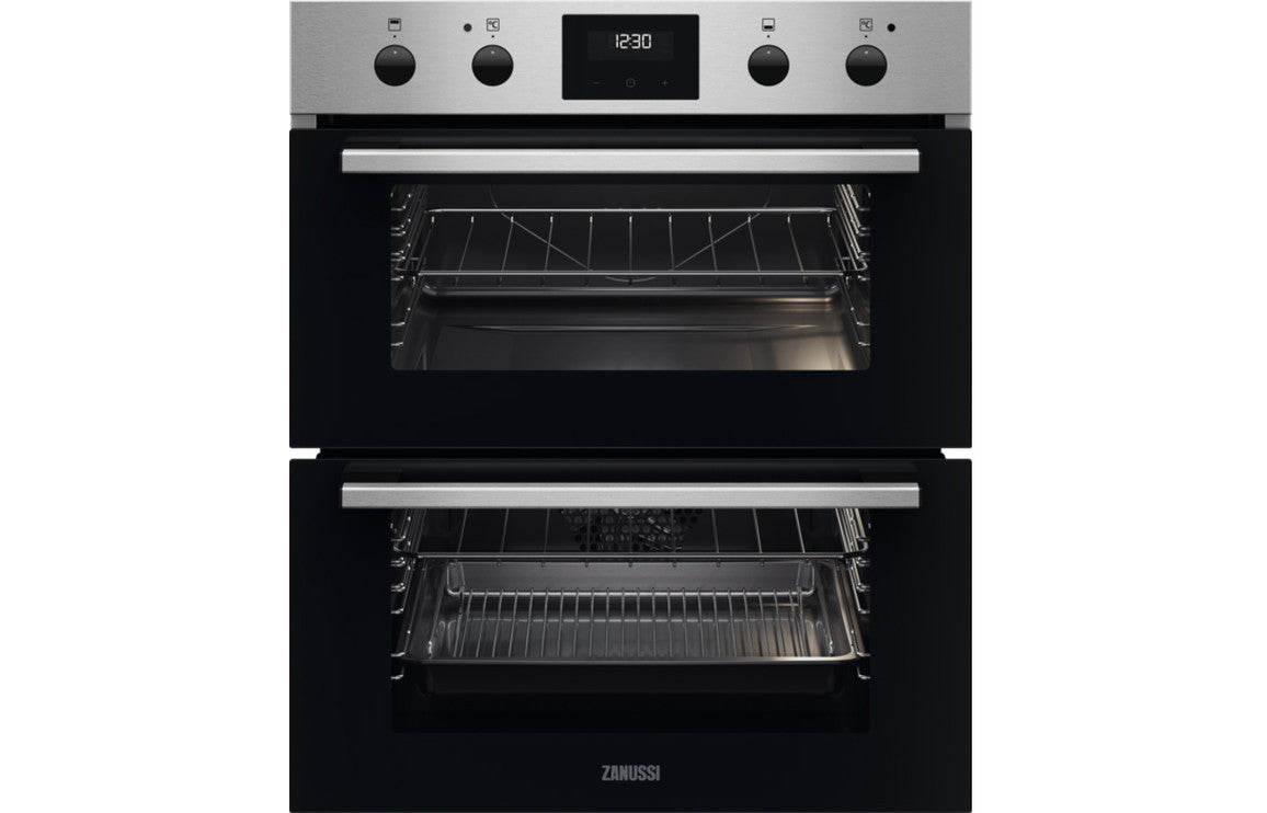 Zanussi ZPHNL3X1 B/U Double Electric Oven - Stainless Steel