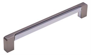 Mellizo Handle, Brushed Nickel / Chrome, 320mm centres