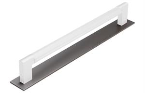 Venice Handle Back Plate, Stainless, 222mm