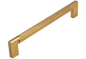 Florence Handle, Aged Brass, 160mm centres