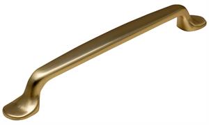 Minimo Handle, Brushed Brass, 160mm centres