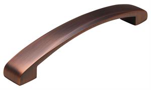 Ancona Bow Handle, American Black Copper, 160mm centres