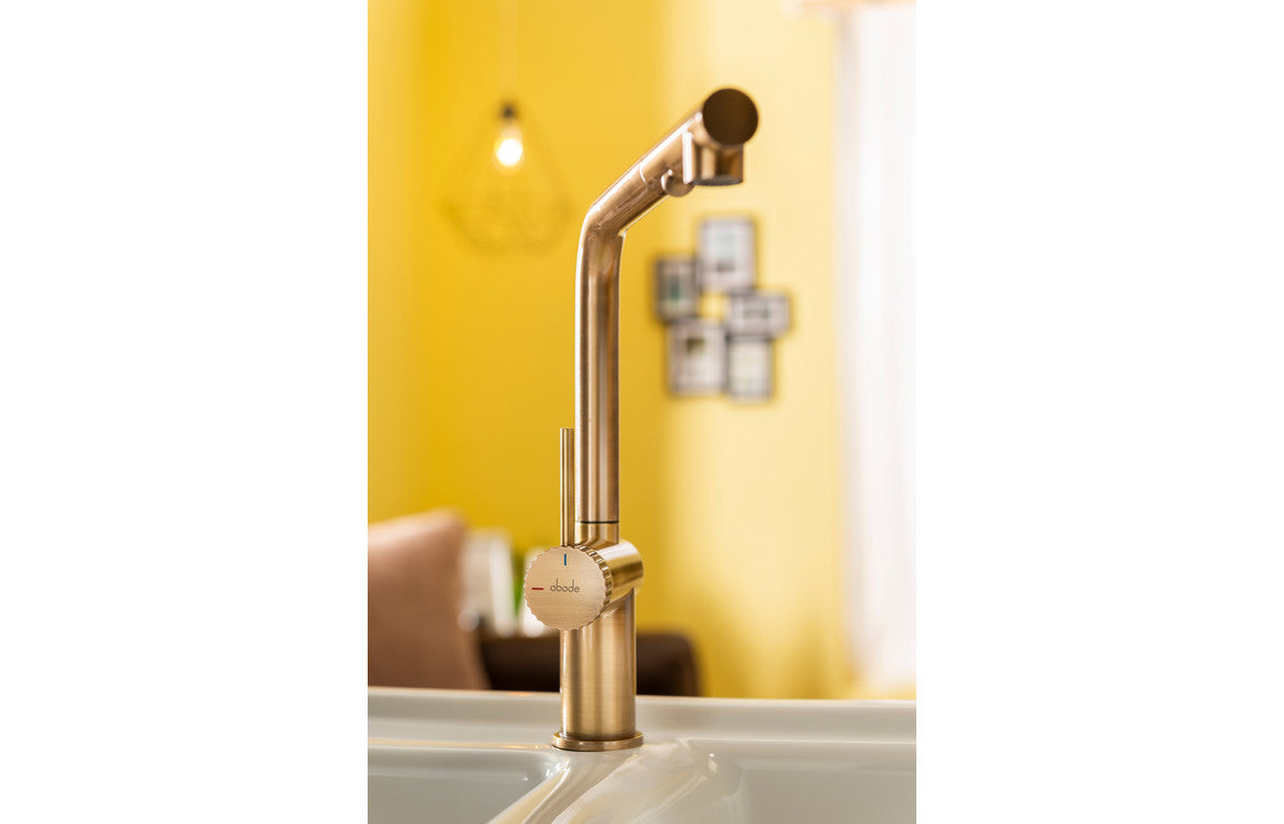 Abode Fraction Pull-Out Mixer Tap - Chrome