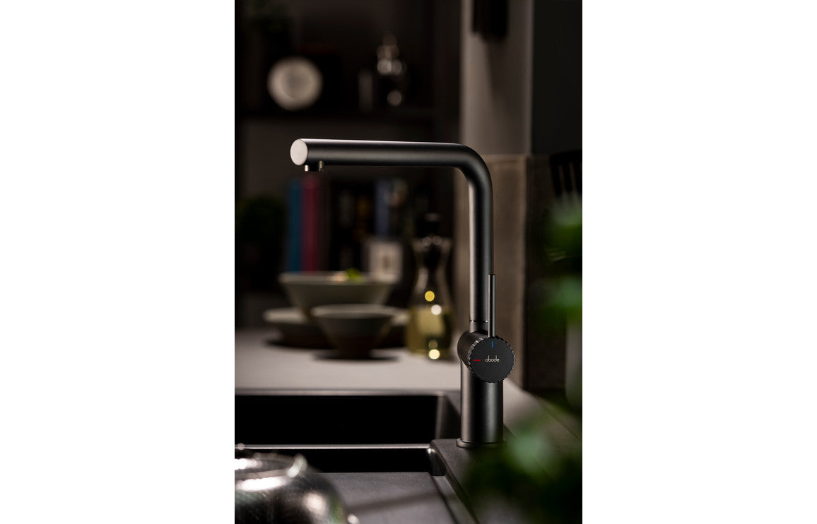 Abode Fraction Single Lever Mixer Tap - Antique Brass