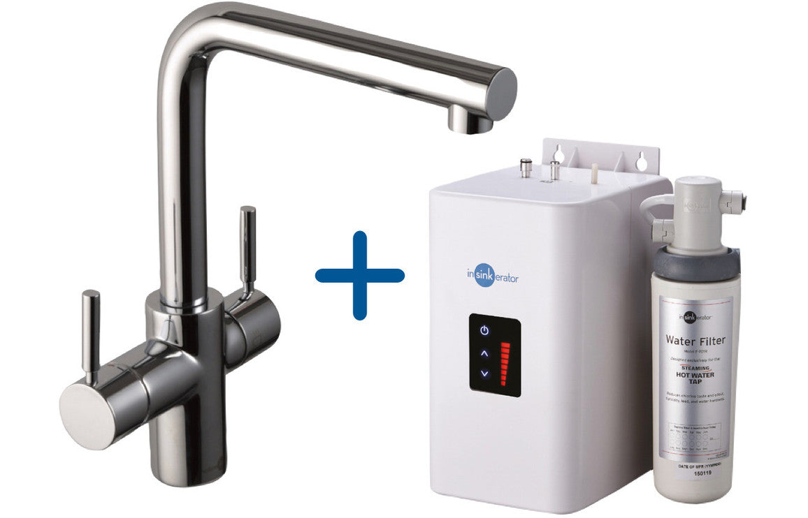 InSinkErator 3N1 L Shape Tap Neo Tank &amp; Filter Pack - Chrome