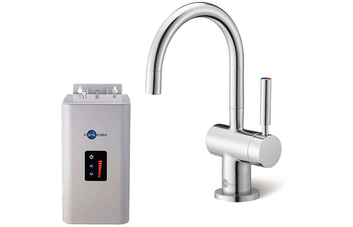 InSinkErator HC3300 Hot/Cold Mixer Tap Neo Tank &amp; Water Filter - Chrome