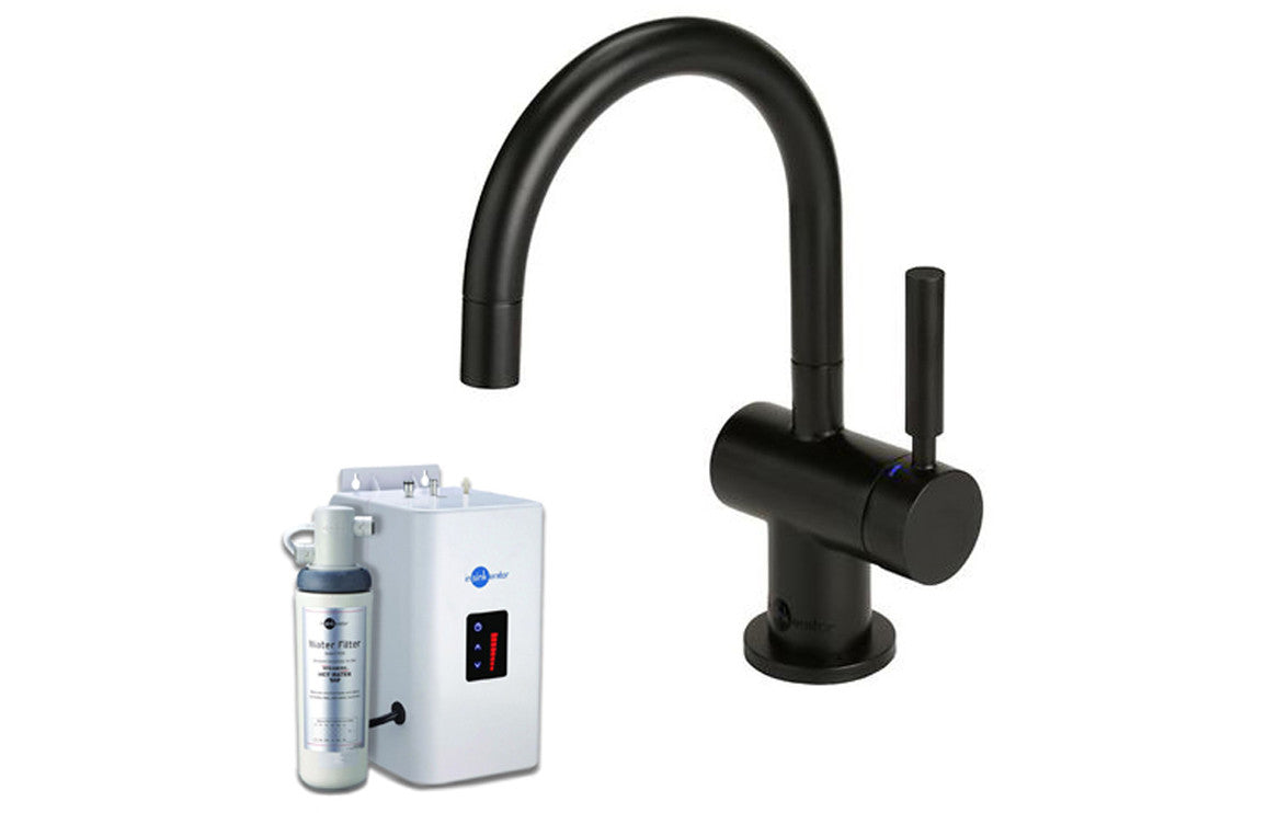 InSinkErator HC3300 Hot/Cold Mixer Tap Neo Tank &amp; Water Filter - Black