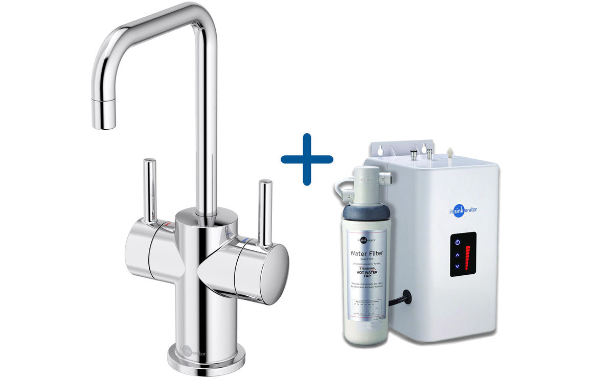 InSinkErator FHC3020 Hot/Cold Water Mixer Tap &amp; Neo Tank - Chrome